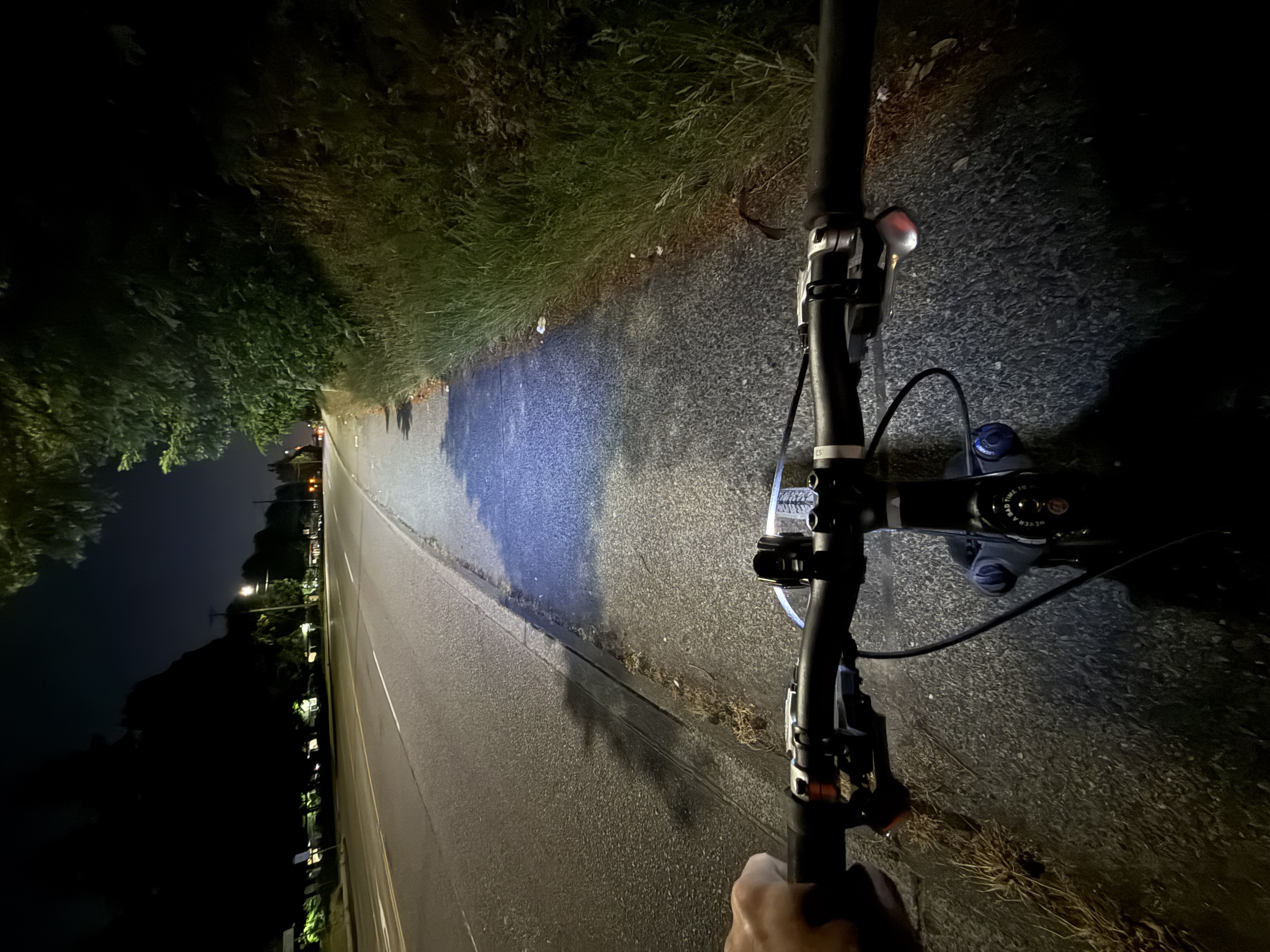 Night bicycle ride — activity photo